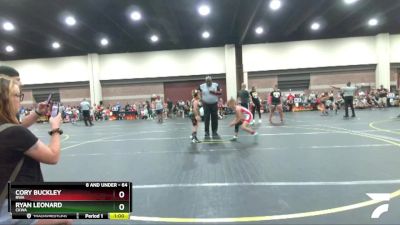 64 lbs Quarterfinal - Cory Buckley, Rwa vs Ryan Leonard, CKWA