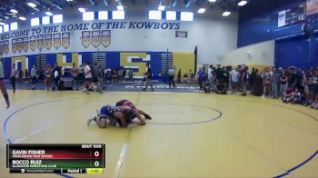 106 lbs Champ. Round 1 - Gavin Fisher, Middleburg High School vs Rocco Ruiz, Gladiator Wrestling Club