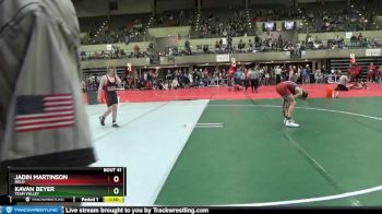 120 lbs Semifinal - Kavan Beyer, Team Valley vs Jadin Martinson, BOLD