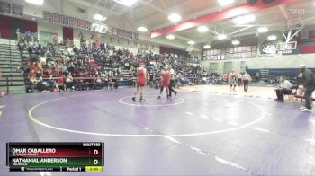 175 lbs Champ. Round 1 - Nathanial Anderson, Valhalla vs Omar Caballero, El Cajon Valley