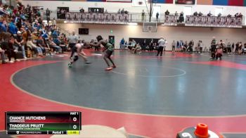 144 lbs Semifinal - Chance Hutchens, Warrenton vs Thaddeus Pruitt, Evergreen (Vancouver)