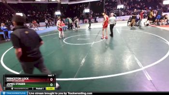 120 lbs Cons. Round 4 - James Stager, Prairie vs Princeton Lock, Newport (Bellevue)