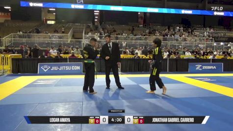 Jonathan Gabriel Carrero vs Logan Amaya 2025 Pan Kids Jiu-Jitsu IBJJF Championship