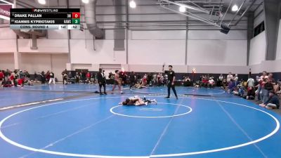 86 lbs Cons. Round 4 - Ioannis Kypriotakis, Katy Area Wrestling Club vs Drake Pallan, 3F Wrestling