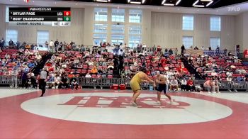 285 lbs Champ. Round 1 - Skylar Fage, Lakeway Christian Academy vs Rony Enamorado, Briarcrest Christian School