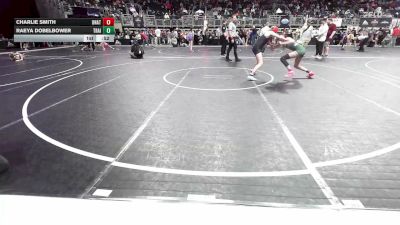 118 lbs Consi Of 4 - Charlie Smith, Unattached vs Raeya Dobelbower, Trailhands