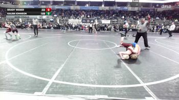 85 lbs Semifinal - Brady Weber, Jesup Mat Club vs Kalem Johnson, Farmington Mat Rats
