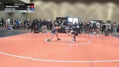 86 lbs Cons. Semis - Michael Levine, Cordoba Trained vs Hunter Carl, ADWC