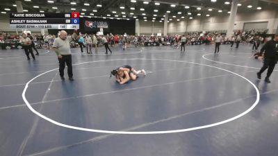 110 lbs Cons. Semis - Katie Biscoglia, Ubasa Wrestling Academy vs Ashley Basmajian, Izzy Style Wrestling