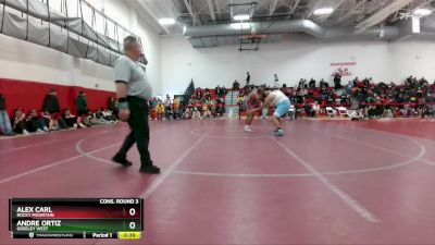 285 lbs Cons. Round 3 - Alex Carl, Rocky Mountain vs Andre Ortiz, Greeley West