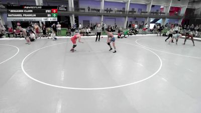 Junior Boys - 175 lbs Champ. Round 2 - Nathaniel Franklin, Ironhawk Wrestling Academy vs Benjamin Clark, Bulldog Premier Wrestling Club