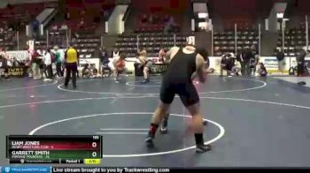 195 lbs Round 3 (6 Team) - Garrett Smith, Portage Pounders vs Liam Jones, Husky Wrestling Club