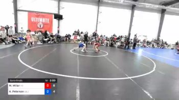 40 kg Semifinal - Melvin Miller, M2 Magicians vs Haakon Peterson, Sebolt Wrestling Academy