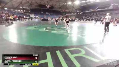 3A 220 lbs Cons. Round 4 - Connor King, Snohomish vs Austin Frederick, Mead