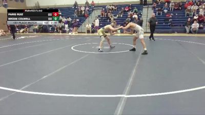 133 lbs 1st Place Match - Paris Ruiz, Clackamas Community College vs Brode Colwell, Eastern Oregon University (OR)