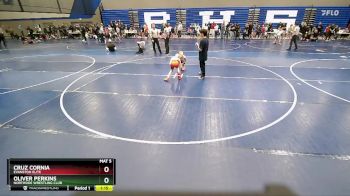 73 lbs Cons. Round 2 - Cruz Cornia, Evanston Elite vs Oliver Perkins, Northside Wrestling Club