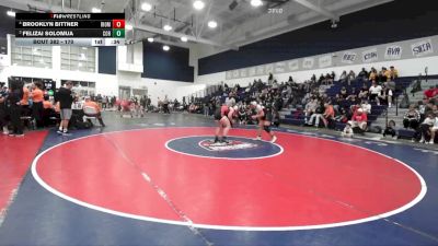 170 lbs 3rd Place Match - Brooklyn Bittner, Rio Mesa vs Felizai Solomua, Corona