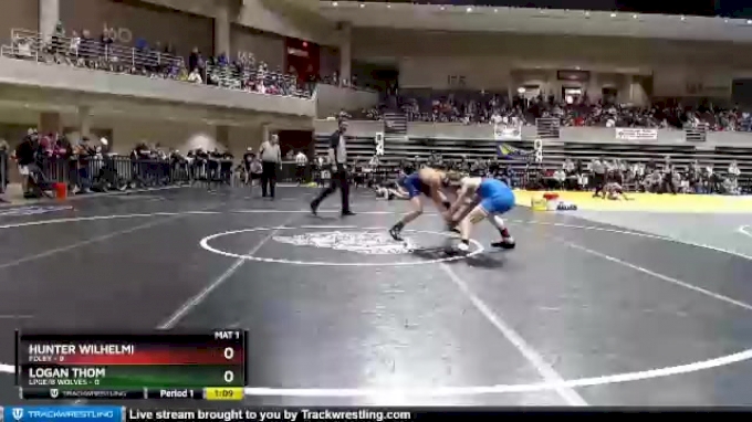 105 lbs Finals (8 Team) - Hunter Wilhelmi, Foley vs Logan Thom, LPGE/B ...