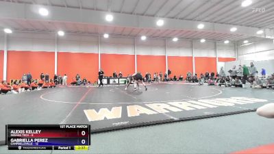 136 lbs Finals (2 Team) - Gabriella Perez, Campbellsville vs Alexis Kelley, Indiana Tech