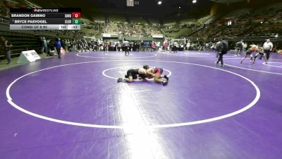 128 lbs Consi Of 8 #2 - Brandon Gamino, Sanger vs Bryce Pasvogel, Clovis North