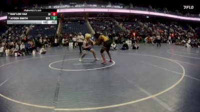 2A 215 lbs Cons. Round 1 - Kav`lon Vaz, Shelby High School vs Ayden Smith, Mt Pleasant