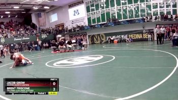 126 lbs Cons. Round 3 - Jacob Grow, Hoover (North Canton) vs Brent Friscone, Columbia (Columbia Station)