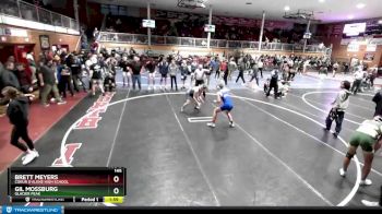 145 lbs Champ. Round 2 - Gil Mossburg, Glacier Peak vs Brett Meyers, Coeur D`Alene High School