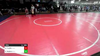 50 lbs 3rd Place - Aurelius Trujillo, Pomona Elite vs Ezequiel Madera, Brush Wrestling Club