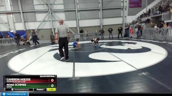 77 lbs Quarterfinal - Cameron Hoezee, Salem Elite Mat Club vs Noah Schimke, NWWC