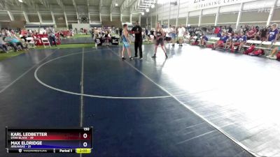 150 lbs Placement Matches (8 Team) - Karl Ledbetter, Utah Black vs Max Eldridge, Arkansas