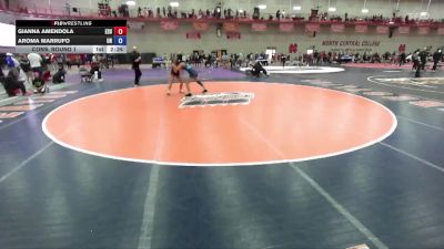 131 A Cons. Round 1 - Aroma Marrufo, Unattached vs Gianna Amendola, East Stroudsburg University
