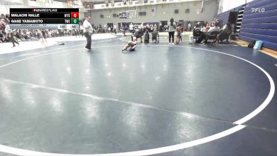 63 lbs Champ. Round 1 - Gage Yamamoto, Threshold Wrestling Club vs Malachi Nalle, Mantanona Training Center