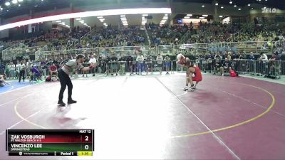 2A 120 lbs Champ. Round 1 - Vincenzo Lee, Springstead vs Zak Vosburgh, Ft Walton Beach H S