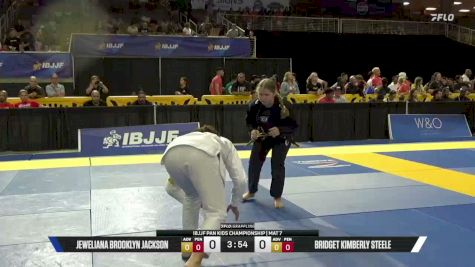 Bridget Kimberly Steele vs Jeweliana Brooklyn Jackson 2026 Pan Kids Jiu-Jitsu IBJJF Championship