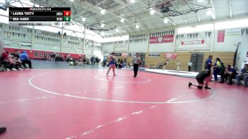 190 lbs Cons. Semi - Laura Totty, American Canyon vs Mia Haro, Newark Memorial