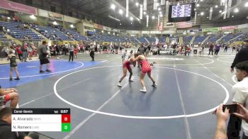 109 lbs Consolation - Ariyah Alvarado, Skyview Wolverines WC vs Nevaeh Romero, Llwc