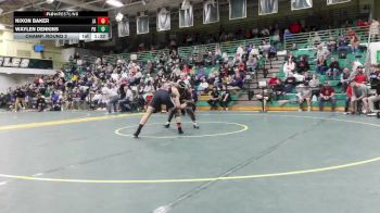 144 lbs Champ. Round 2 - Nixon Baker, Jonathan Alder vs Waylen Denkins, Perrysburg