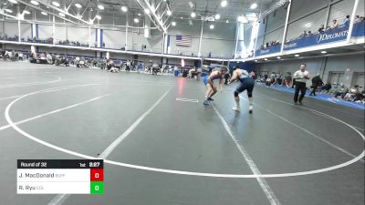 285 lbs Round Of 32 - Jack MacDonald, Buffalo vs Richard Ryu, Columbia