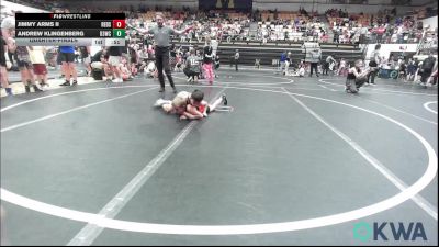 58-61 lbs Quarterfinal - Jimmy Arms II, Redskins Wrestling Club vs Andrew Klingenberg, D3 Wrestling Cluib
