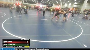 220 lbs Cons. Round 2 - Keagan Martin, IN vs Ian Rogers, UT