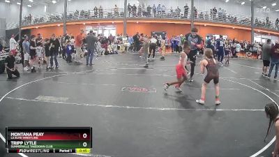 75 lbs Cons. Round 2 - Tripp Lytle, Summerville Takedown Club vs Montana Peay, LA Elite Wrestling