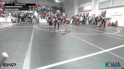 61 lbs Round Of 16 - Christian Schwahn, Chandler Takedown Club vs Deacon Alfaro, Grove Takedown Club