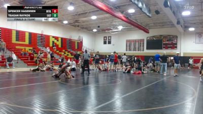 High School - 108 lbs Finals (8 Team) - Spencer Hagensen, Mt. Olive vs Teagan Raykos, Easton