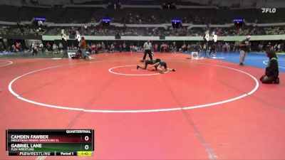 National 6-8 75 Quarterfinal - Gabriel Lane, Flex Wrestling vs Camden Fawber, Midlothian Miners Wrestling Cl