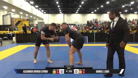 Samuel L Cash vs Alexander Lvovich Leykikh 2025 World IBJJF Jiu-Jitsu No-Gi Championship
