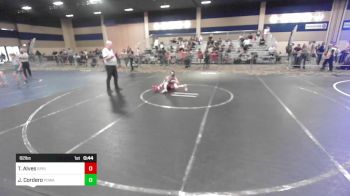 82 lbs Consi Of 16 #1 - Tristan Alves, Spring Hills WC vs Julius Cordero, Poway Elite