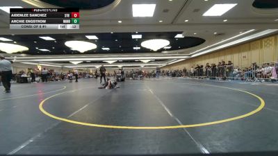 58 lbs Consi Of 8 #1 - Aidenlee Sanchez, 5Th St Bar & Grill WC vs Archie Engstrom, Manu Wr Ac
