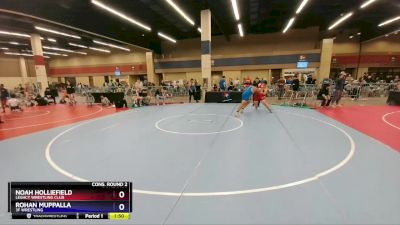 215 lbs Cons. Round 2 - Noah Holliefield, Legacy Wrestling Club vs Rohan Muppalla, 3F Wrestling