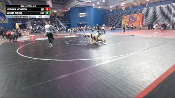 215 lbs Cons. Round 2 - Wyatt Sisco, Kinnelon vs Keegan McGrew, Gettysburg
