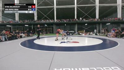 135 lbs Kyra Billingsley, Texas Blue vs Ana Sofia Vega, Michigan